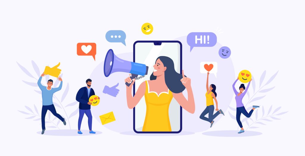 publicité sur les réseaux sociaux